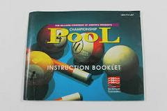 Championship Pool - Instructions | Championship Pool NES