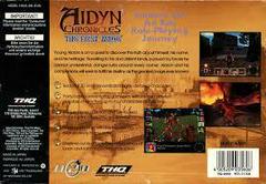 Aidyn Chronicles - Back | Aidyn Chronicles Nintendo 64