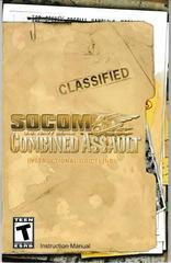 Manual - Front | SOCOM US Navy Seals Combined Assault Playstation 2