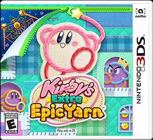 Kirby's Extra Epic Yarn Cover Art