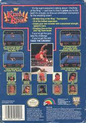 WWF King Of The Ring - Back | WWF King of the Ring NES