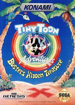 Tiny Toon Adventures Buster's Hidden Treasure Cover Art