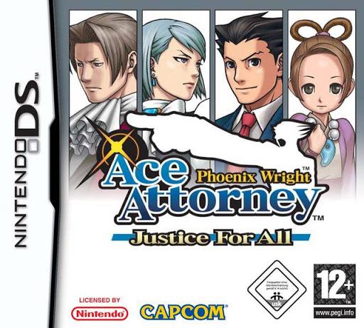 Phoenix Wright: Ace Attorney Justice For All PAL Nintendo DS