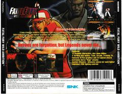 Back Of Case | Fatal Fury Wild Ambition Playstation