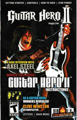 Game Manual - Front | Guitar Hero II [Guitar Bundle] Playstation 2