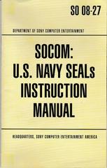 Manual - Front | SOCOM US Navy Seals [Greatest Hits] Playstation 2