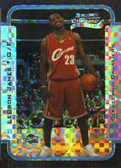 LeBron James [Chrome Xfractor] #123 Basketball Cards 2003 Bowman Prices
