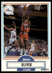 Brian Oliver #U-71 Basketball Cards 1990 Fleer Update Prices