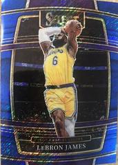 LeBron James [Blue Shimmer] #100 Basketball Cards 2021 Panini Select Prices