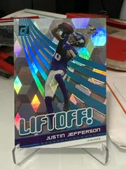 Justin Jefferson [Cubic] #OFF-JJE Football Cards 2021 Panini Donruss Liftoff Prices