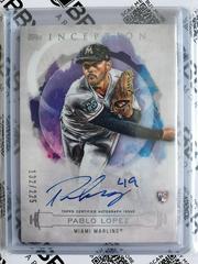 Pablo Lopez Baseball Cards 2019 Topps Inception Rookies & Emerging Stars Autographs Prices