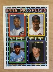 Ozzie Timmons, Curtis Goodwin, Johnny Damon, Jeff Abbott #599 Baseball Cards 1995 Topps Prices