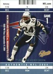 Ty Law [Balcony Blue] Football Cards 2004 Fleer Authentix Prices