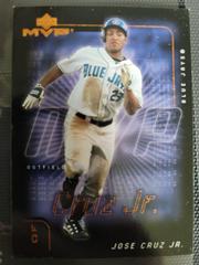 Jose Cruz Jr Baseball Cards 2002 Upper Deck MVP Prices