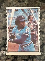 U.L. Washington #203 Baseball Cards 1982 Fleer Stamps Prices
