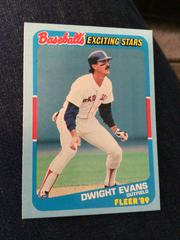 Dwight Evans Baseball Cards 1989 Fleer Exciting Stars Prices