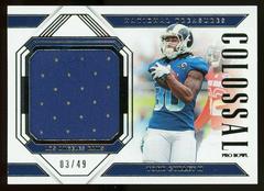 Todd Gurley II Football Cards 2018 National Treasures Colossal Pro Bowl Materials Prices