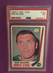 Bob McCord #123 Hockey Cards 1969 O-Pee-Chee Prices