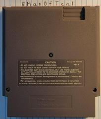 Cartridge Back | Metroid [Yellow Label] NES