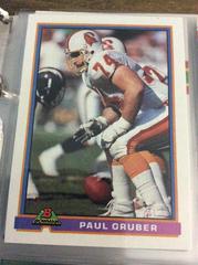 Paul Gruber #512 Football Cards 1991 Bowman Prices