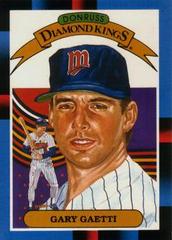 Gary Gaetti [Diamond Kings] #19 Baseball Cards 1988 Leaf Prices