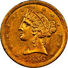 1856 C Coins Liberty Head Half Eagle Prices