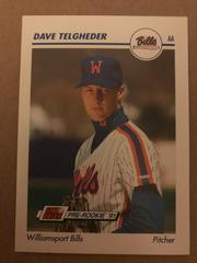 Dave Telgheder #644 Baseball Cards 1991 Impel Line Drive Pre Rookie AA Prices