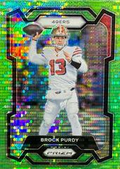 Brock Purdy [Neon Green Pulsar] #266 Football Cards 2023 Panini Prizm Prices
