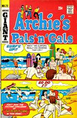 Archie's Pals 'n' Gals #72 (1972) Comic Books Archie's Pals 'N' Gals Prices