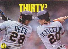 Card Back | Cecil Fielder / Rob Deer / Mickey Tettleton Baseball Cards 1993 Panini Donruss Spirit of the Game