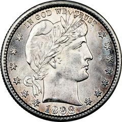 1898 S Coins Barber Quarter Prices