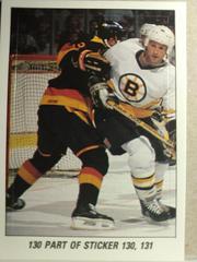 Bruins, Canucks #130 Hockey Cards 1989 O-Pee-Chee Sticker Prices