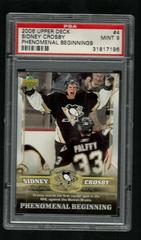 Sidney Crosby #4 Hockey Cards 2005 Upper Deck Phenomenal Beginnings Prices
