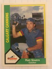 Matt Sinatro #13 Baseball Cards 1990 CMC Calgary Cannons Prices
