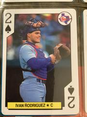 Ivan Rodriguez [2 of Spades ] Baseball Cards 1992 U.S. Playing Card All Stars Prices