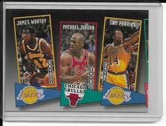 James Worthy/Michael Jordan/Sam Perkins School Ties Basketball Cards 1992 Skybox School Ties Prices
