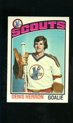 Denis Herron #55 Hockey Cards 1976 Topps Prices
