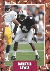 Darryll Lewis Football Cards 1991 Star Pics Prices
