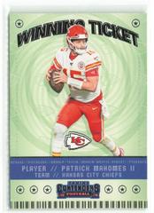 Patrick Mahomes #WT1 Football Cards 2020 Panini Contenders Winning Ticket Prices