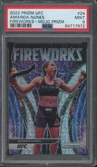 Amanda Nunes [Mojo] #24 Ufc Cards 2022 Panini Prizm UFC Fireworks Prices