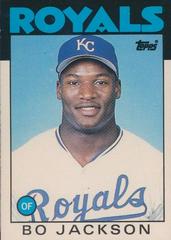 Bo Jackson Baseball Cards 1986 Topps Traded Prices