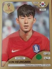 Son Heungmin [Gold] Soccer Cards 2018 Panini World Cup Stickers Prices