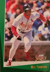 Milton Thompson #223 Baseball Cards 1993 Score Select Prices