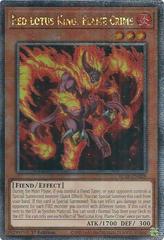 Red Lotus King, Flame Crime [Quarter Century Secret Rare] BLTR-EN028 YuGiOh Battles of Legend: Terminal Revenge Prices