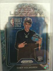 Chet Holmgren #13 Basketball Cards 2022 Panini Prizm Luck of the Lottery Prices