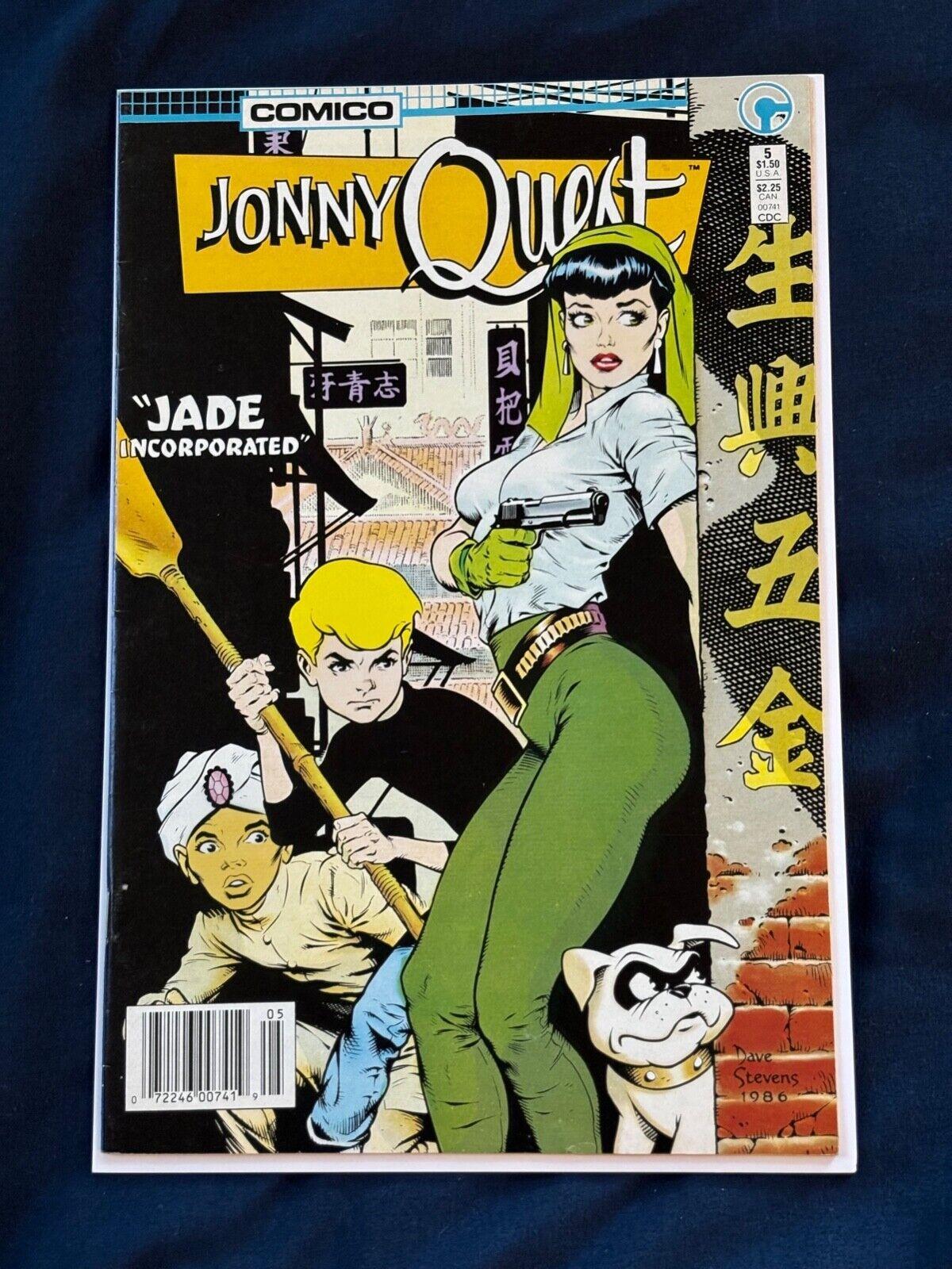 Jonny Quest [Newsstand] #5 (1986) Comic Books Jonny Quest