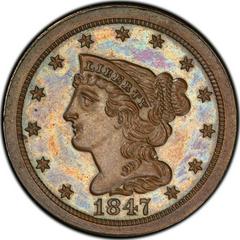 1847 [PROOF] Coins Braided Hair Half Cent Prices