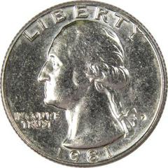 1981 P Coins Washington Quarter Prices