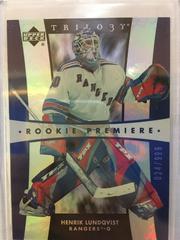 Henrik Lundqvist Hockey Cards 2005 Upper Deck Trilogy Prices