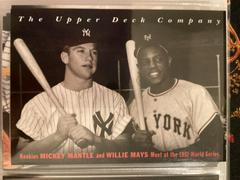 M. Mantle, W. Mays #10 Baseball Cards 1994 Upper Deck All Time Heroes Prices